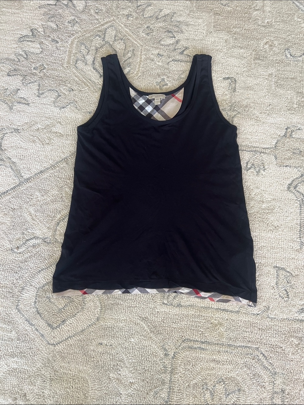 Burberry Black Tank Top
